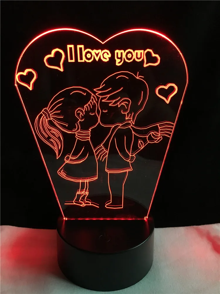 3d лампа светодиодсветодиодный с пультом ДУ USB RGB|Ночники| |