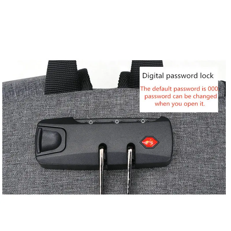 Мужской водонепроницаемый рюкзак из ткани Оксфорд с USB зарядкой|Мужские рюкзаки|