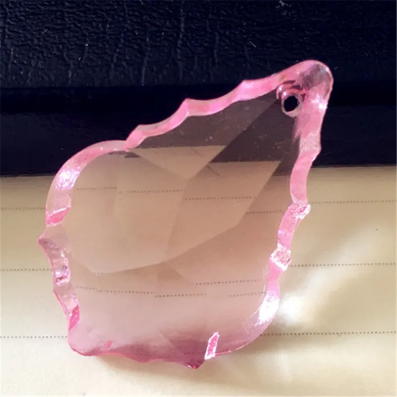 

Romantic Pink 102pcs 63mm Crystal Prism Pendants For Chandelier Glass Lighting Hanging Parts Crystal Drops For Home Decoration