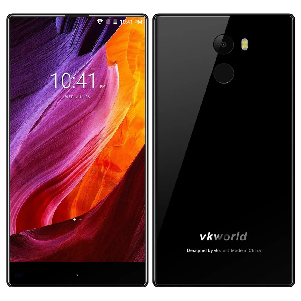 VKworld Mix Plus 4G мобильный телефон 5," полный экран 3 ГБ 32 ГБ Android7.0 MTK6737 13 МП+ 8 Мп отпечаток пальца 2850 мАч сотовые телефоны