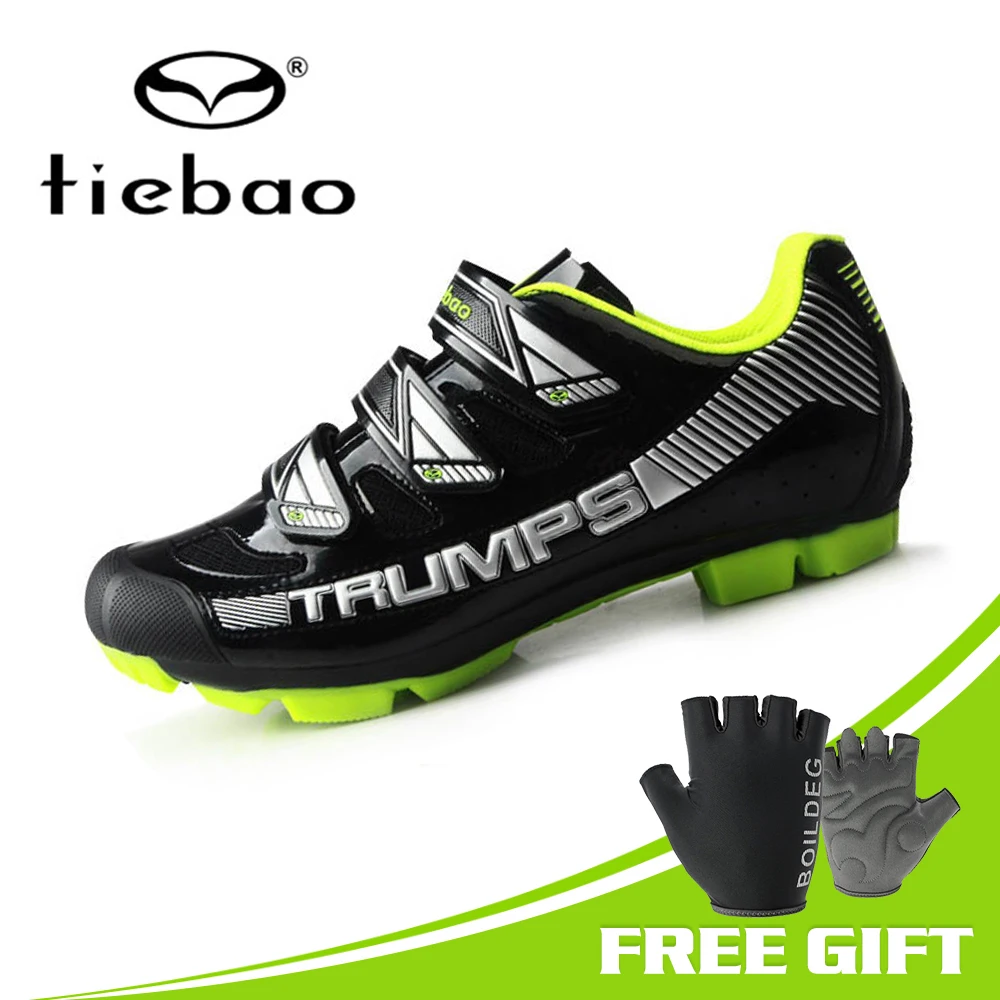 TIEBAO Новый Велоспорт обувь дышащая Sapatilha Ciclismo Mtb Для мужчин велосипед