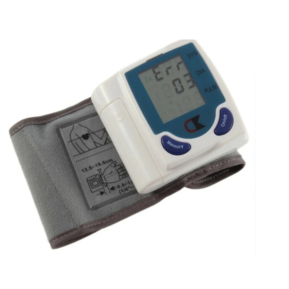 Автоматическая цифровая наручные крови Давление ВР монитор Sphygmomanometer тонометр Tensiometro цифровой де brazo Tensiometro