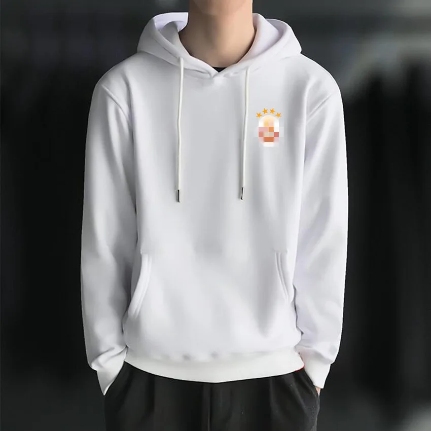 Hoodies-white Mens Joggers Casual Pants Fitness Men Sportswear Tracksuit Bottoms Skinny Sweatpants Trousers gray Gyms Jogger Track Pants - Цвет: Hoodies-white