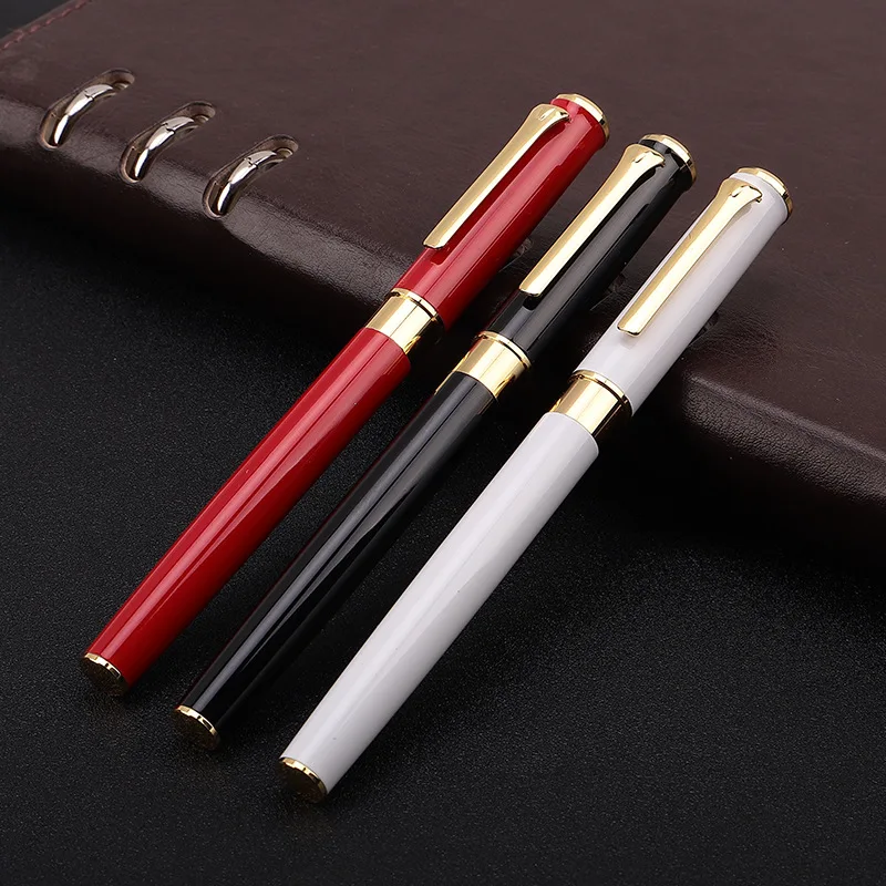 

Senior metal pen business black signature pen advertising gift pen office school writing pen