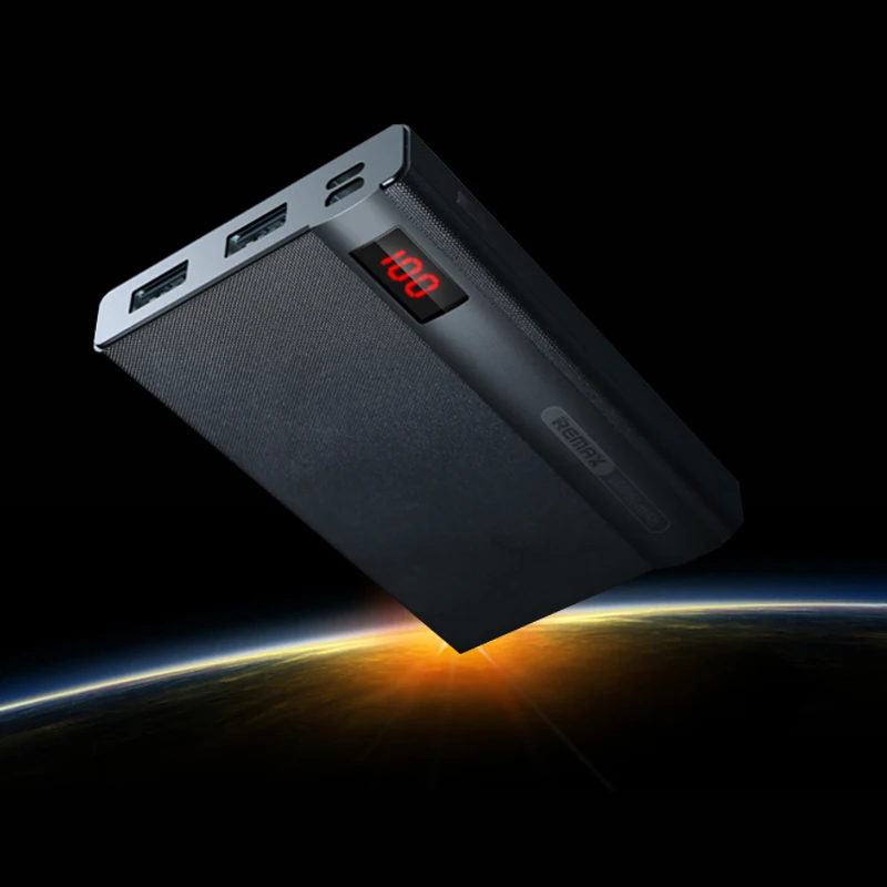 Remax RPP 53 Powerbank 10000 мАч Dual USB внешний аккумулятор 18650 для Iphone se Xiaomi redmi 4x портативная