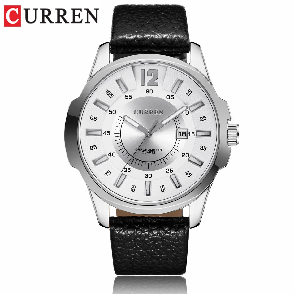 Relogio Masculino CURREN Модные креативные кварцевые часы мужские в повседневном стиле
