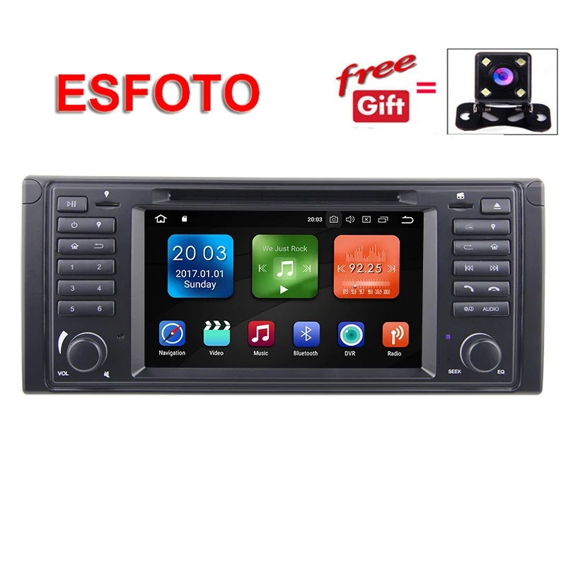 Android 8 0 4G/Android 1 dvd-плеер автомобиля для BMW 5 серии X5 E53 E39 gps стерео аудио навигации