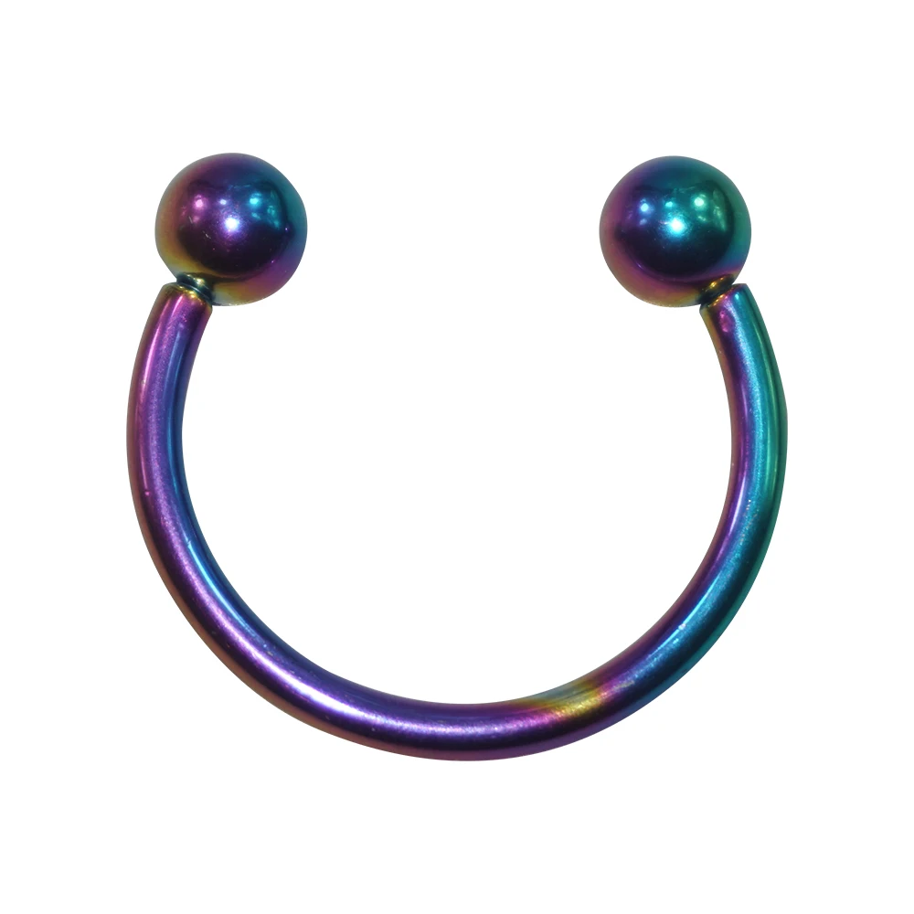 Диаметр 24 мм Съемный шарик из нержавеющей стали цветное металлическое кольцо для