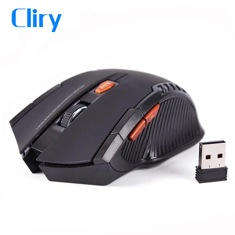 Cliry 2 4G Беспроводная оптическая игровая мышь 1600 точек/дюйм 6D Компьютерные Мыши для