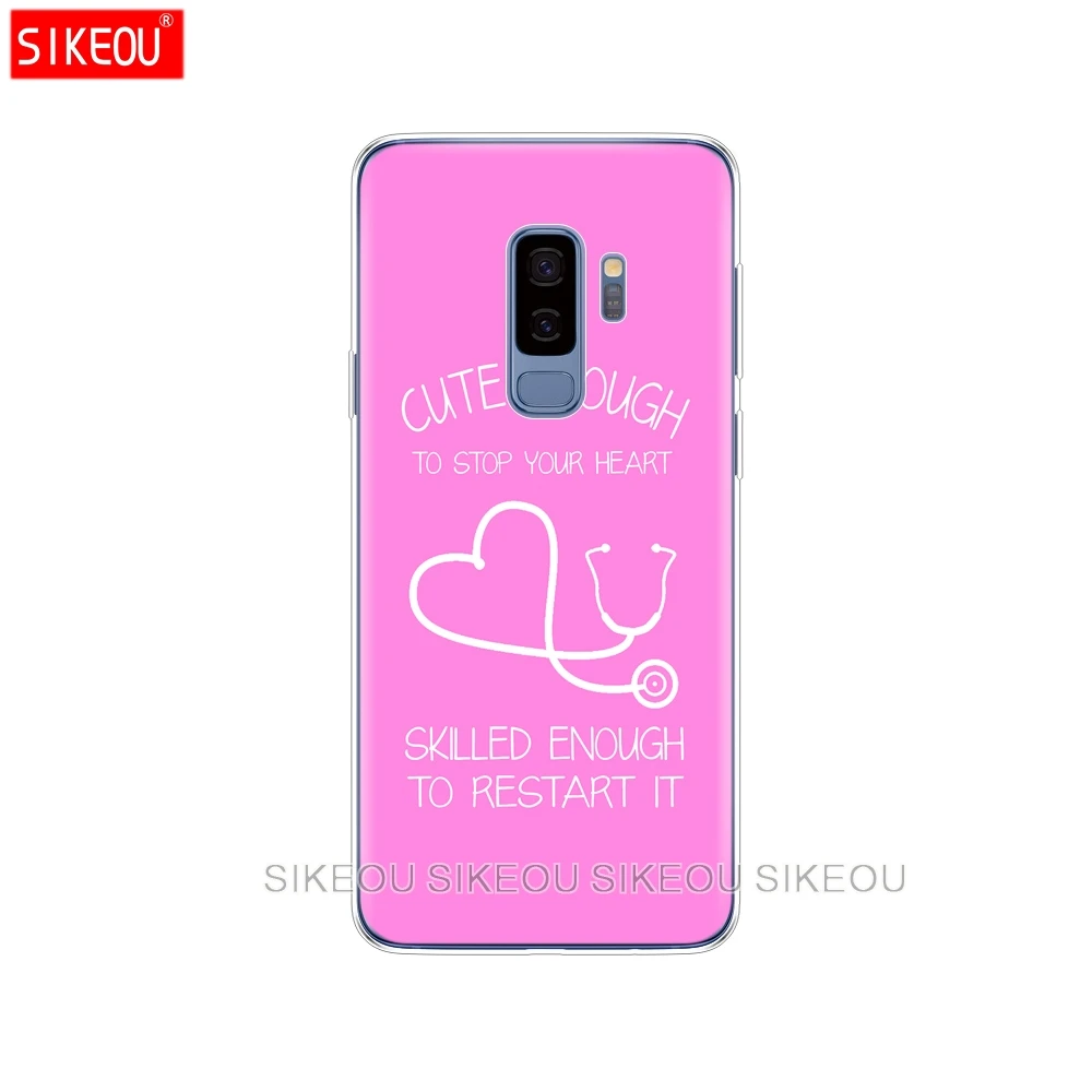 Силиконовый чехол для Samsung Galaxy S9 S8 S7 S6 edge S5 S4 S3 PLUS телефона медицинская медицина
