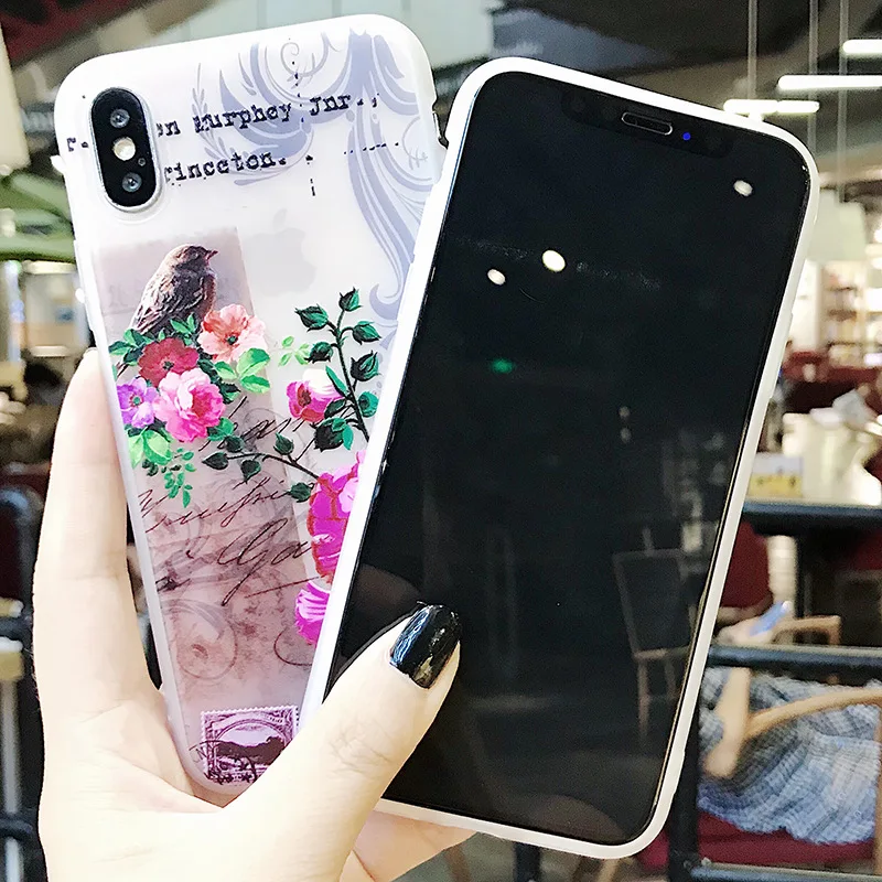 Роспись цветок мягкий матовый мобильного телефона чехол cute Крышка для OPPO-R15 мечта