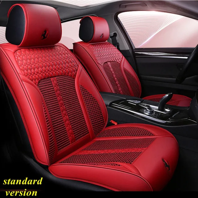 Red Чехол для сиденья toyota land cruiser 80 100 prado 120 150 200 land-cruiser-prado yaris - Название цвета: Red