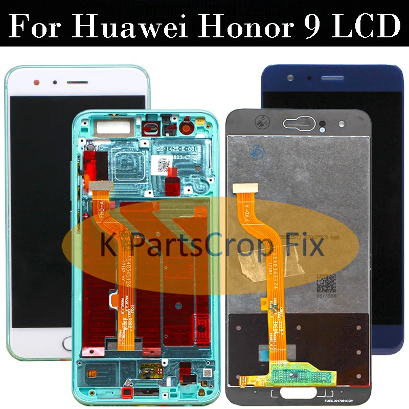 Huawei Honor 9 ЖК дисплей кодирующий преобразователь сенсорного экрана в сборе с