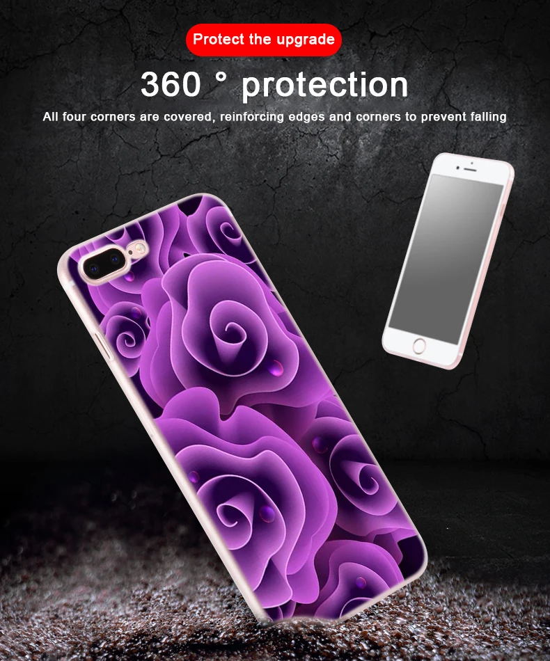 Мягкий чехол из ТПУ для iPhone 13 12 Mini 11 Pro XS Max XR X 8 7 6 Plus SE 2020 S розового и черного цветов