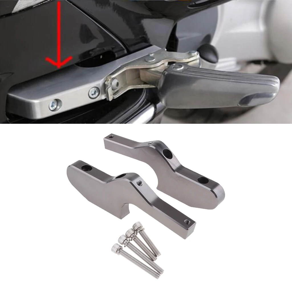 Aluminum Alloy Foot Rests Extensions Extended Footpegs for Vespa GTS 250ie 300ie Direct Aftermarket Replacement | Автомобили и