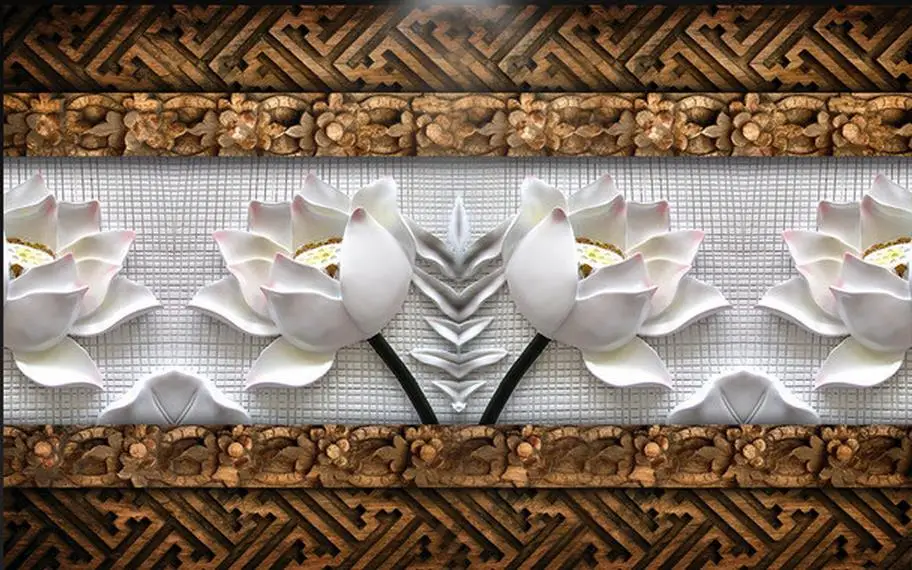 Пользовательские 3d обои пользовательские фото фон для телевизора рельефные