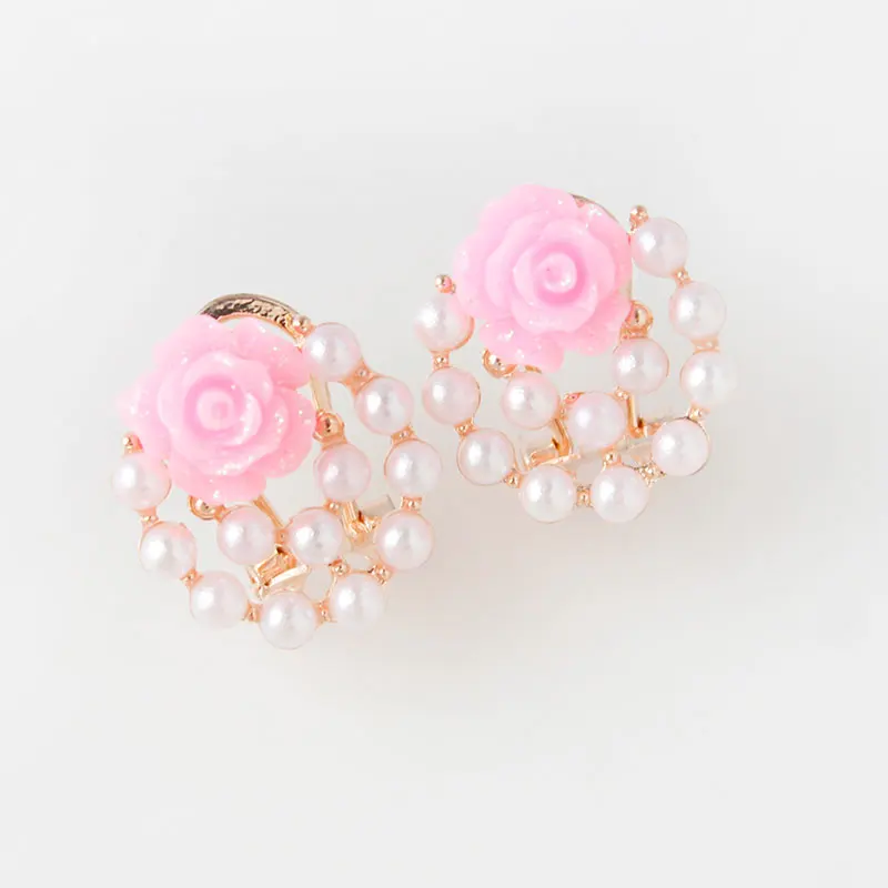 F & U жемчужины золотого цвета с полимерным цветком в форме цинкового сплава Новое