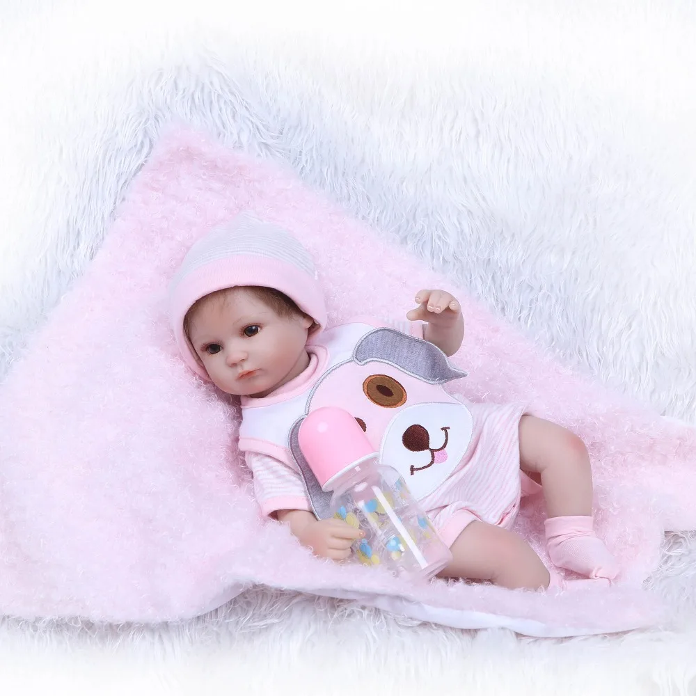 NPKCOLLECTION 40 см силиконовые куклы Новорожденные игрушки принцессы мягкое тело