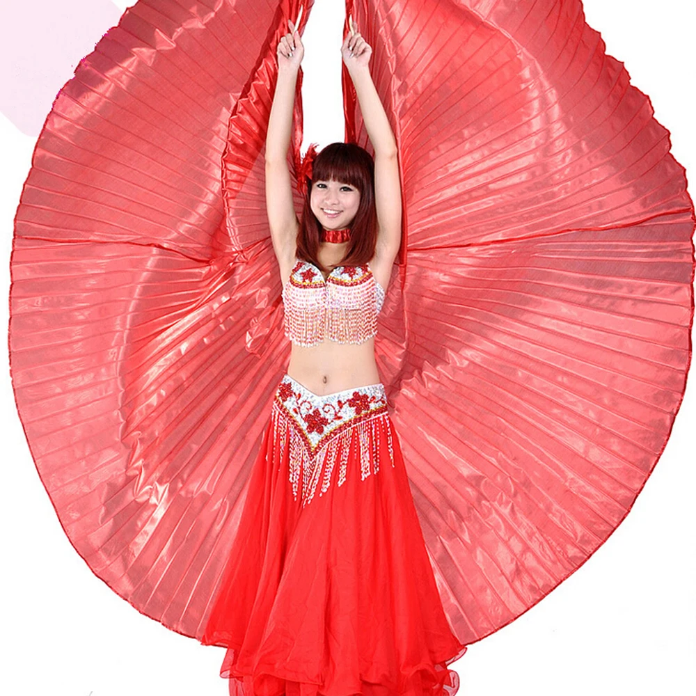 Красивые Крылья для танца живота Isis женщин/девушек сексуальные различные цвета