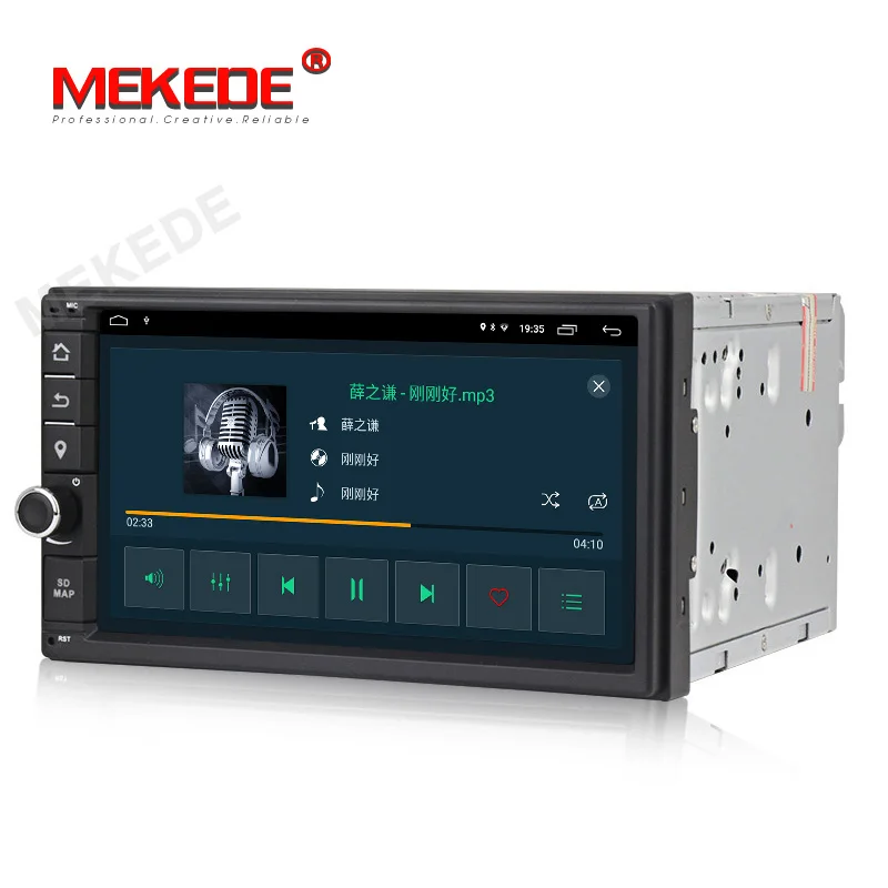Универсальный мультимедийный плеер MEKEDE 7 &quot 4 ядра 2Din Android 10 0 радио для 2din