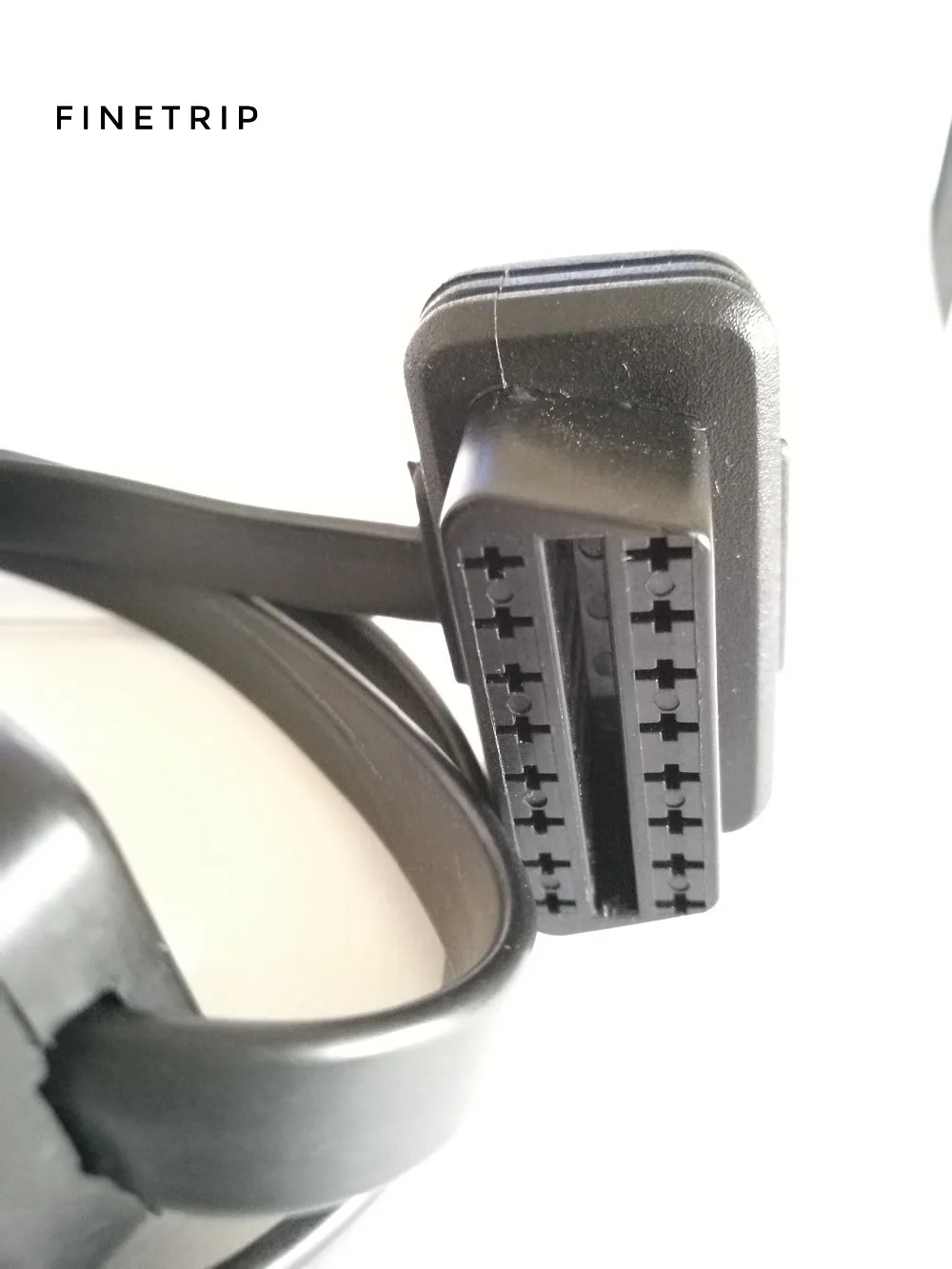 10 шт. 60 см правый угол OBD2 16pin разъем папа мама с выключателем питания OBD
