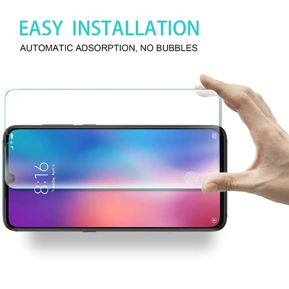 9H 2.5D прозрачное закаленное стекло для Xiaomi CC 9 Mi A3 HD защитная пленка экрана CC9