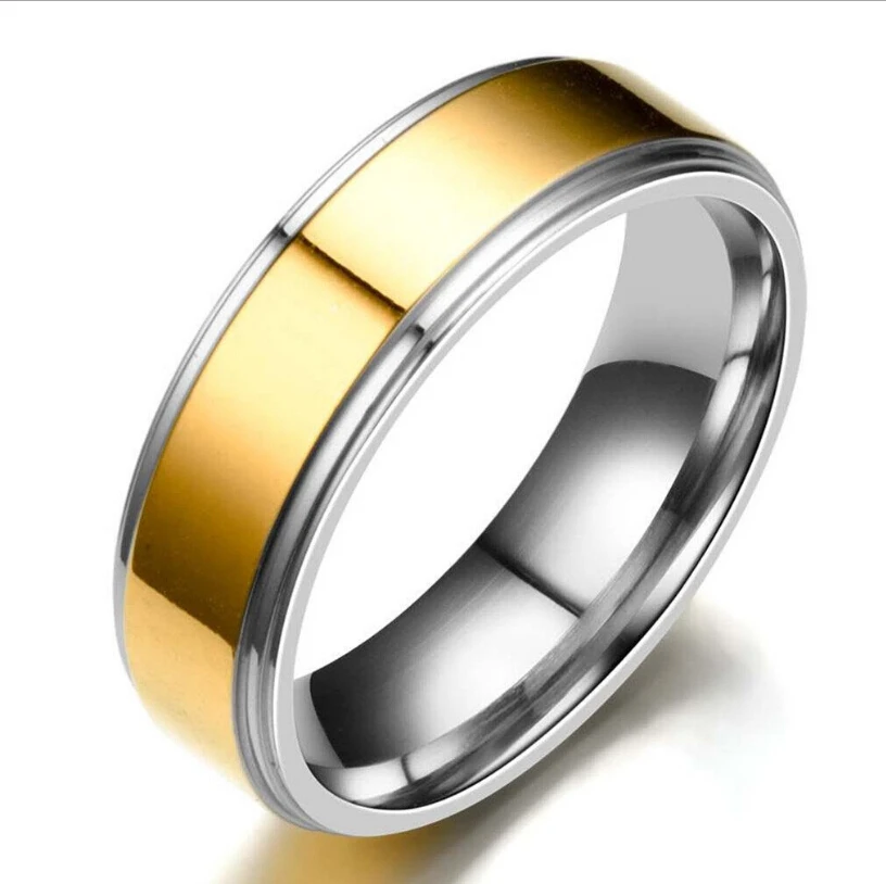 ROMAD обручальные кольца из нержавеющей стали для женщин и мужчин юбилей помолвки