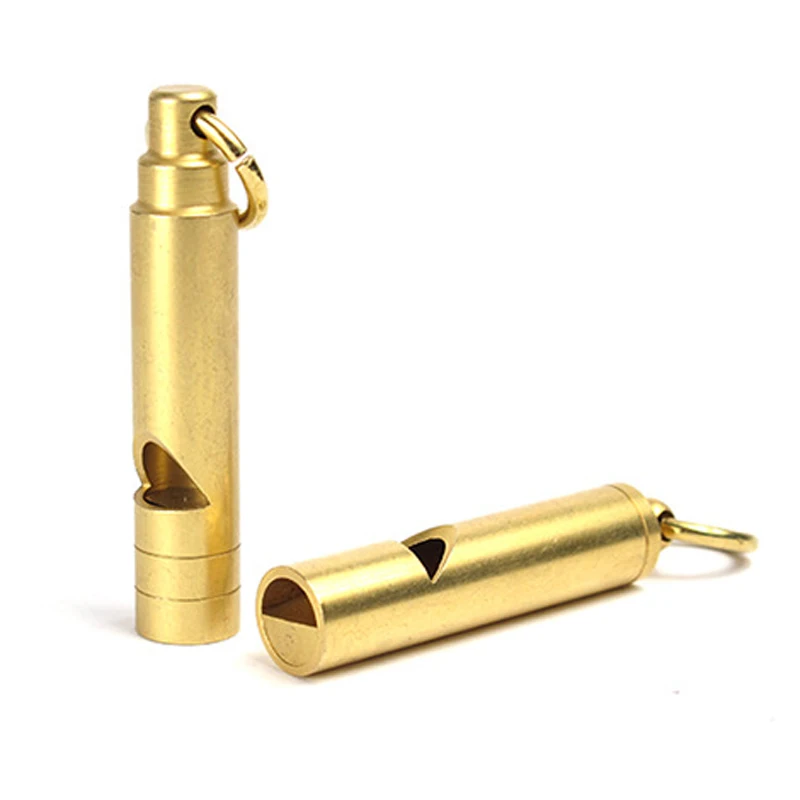 H921 Retro Brass Whistle Whisper Outdoors Surge Trainer Referee Key Chain Pendant Outdoor Equipment EDC | Спорт и развлечения