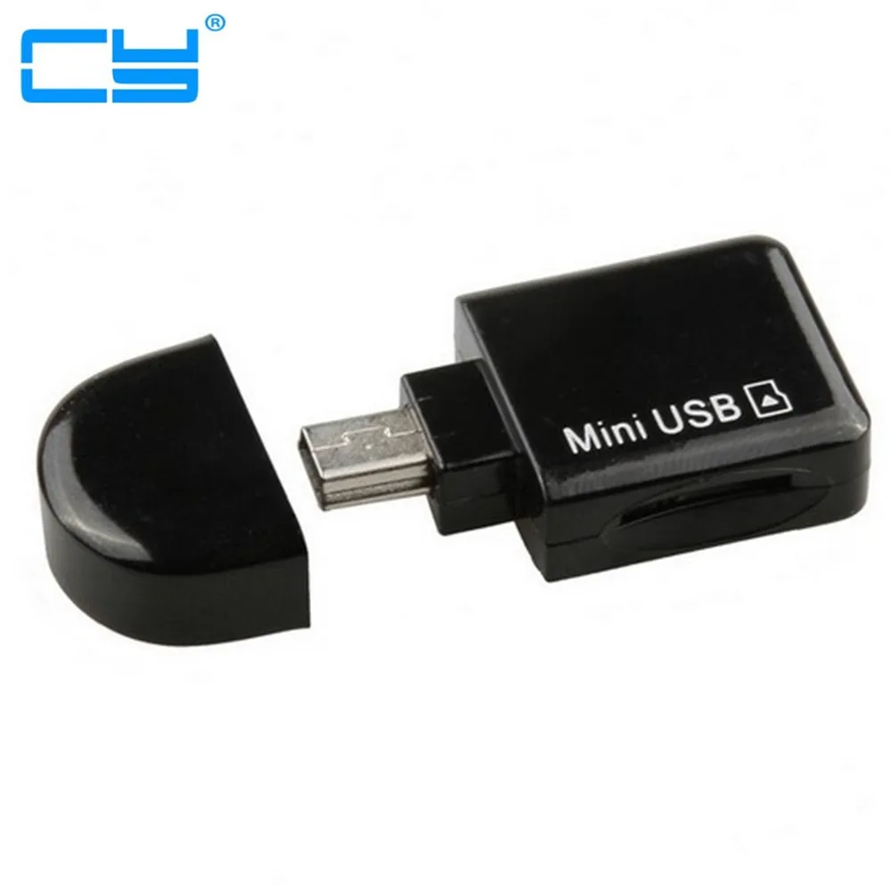 2 шт./мини USB 5pin OTG флэш-накопитель хост Micro SD TF кард-ридер адаптер кабель для