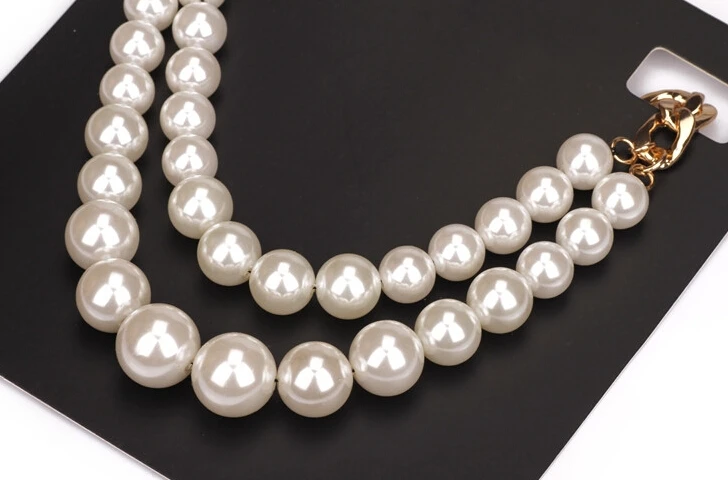 Модный новый дизайн элегантный бренд ожерелье с ожерельем жемчужные ожерелья