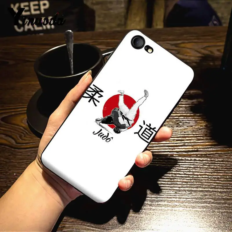 Для iPhone 13 7 6 X чехол Японский Дзюдо Роспись Красивые аксессуары для телефона для 6S 8 Plus 5 5S SE XR XS XSMAX на.