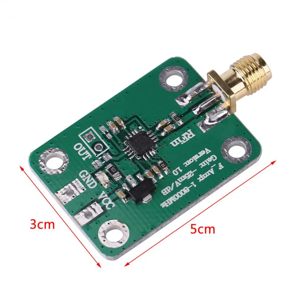 1 8000 МГц AD8318 RF логарифмический детектор 70 дБ RSSI измерительный измеритель