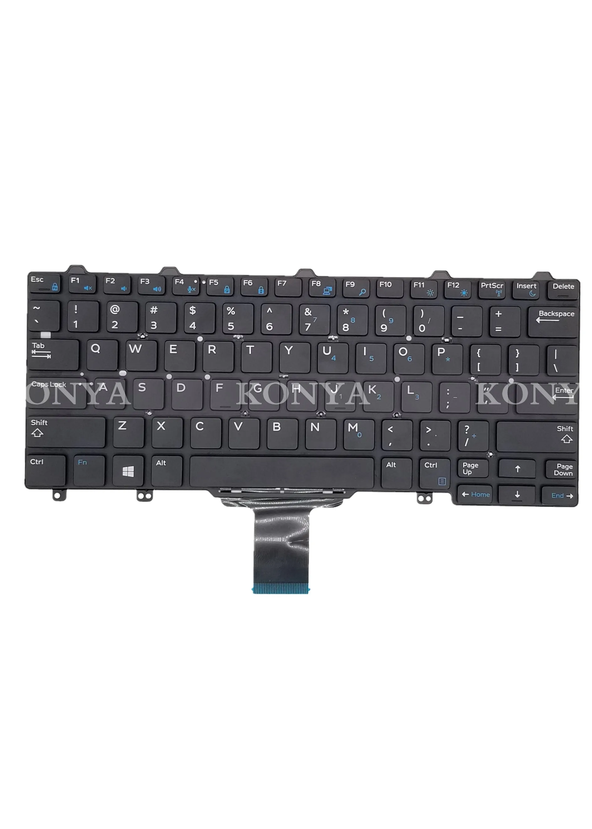 Подлинный для Dell широта E7270 Пальмовая подставка тачпад+ клавиатура P1G5D 0P1G5D