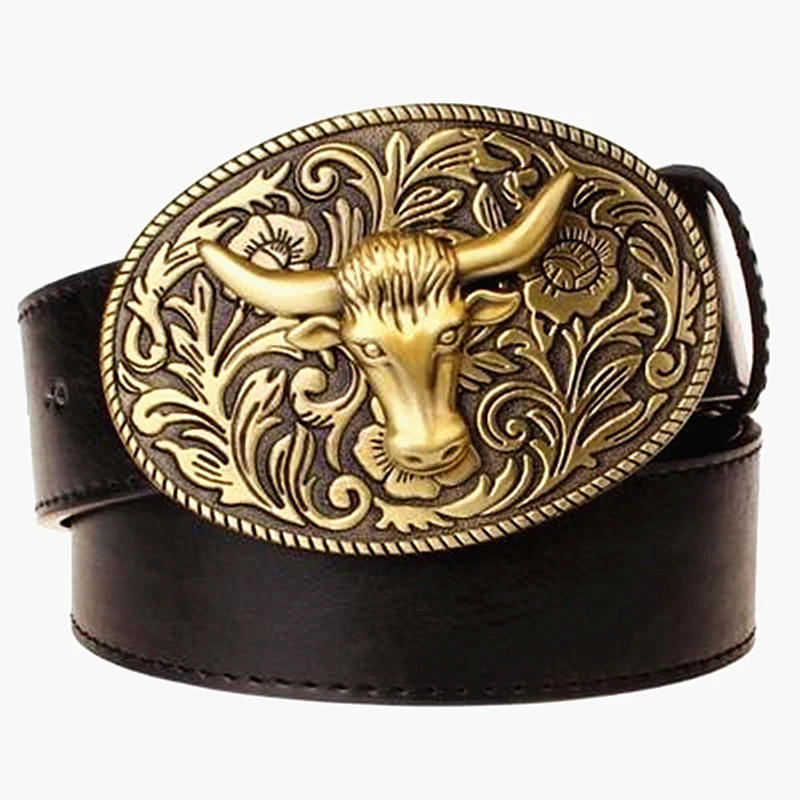 

Fashion belt men Tang dynasty flower design belt arabesque pattern Golden Bull Fashion elements popular belts women gift