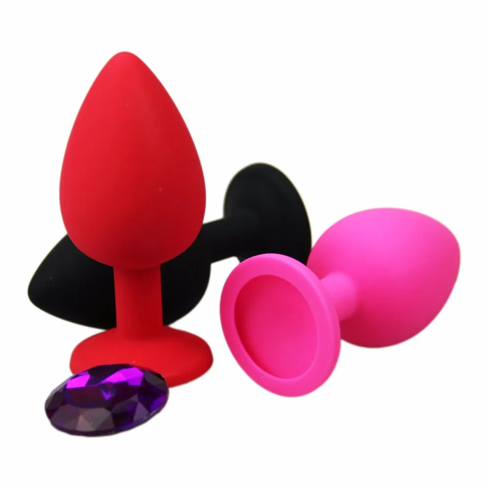 sexy Anal Plug unisex backyard g spot Stimulating Silicone Butt Booty Beads Crystal Jewelry sex Toys Lover Gift | Красота и здоровье