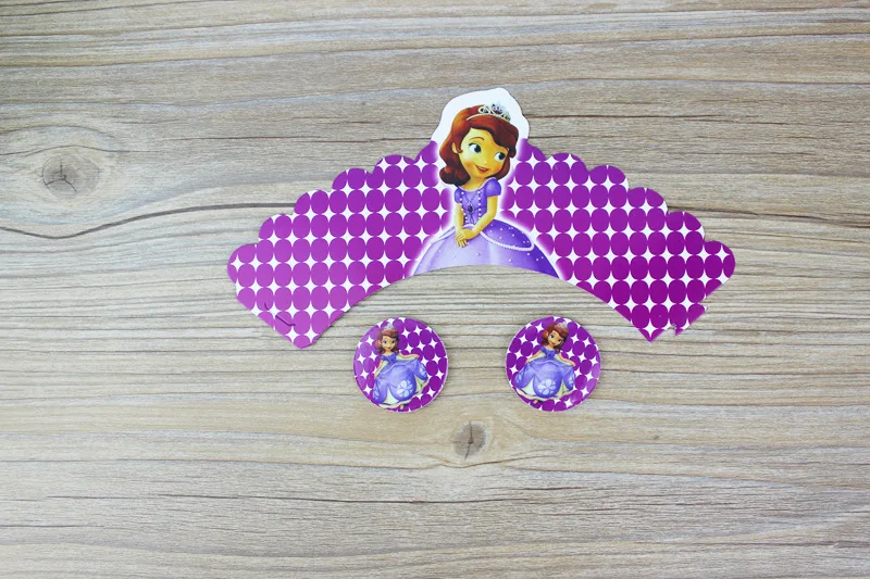 24 шт. Принцесса София первая День рождения идеи принадлежности для Подарки