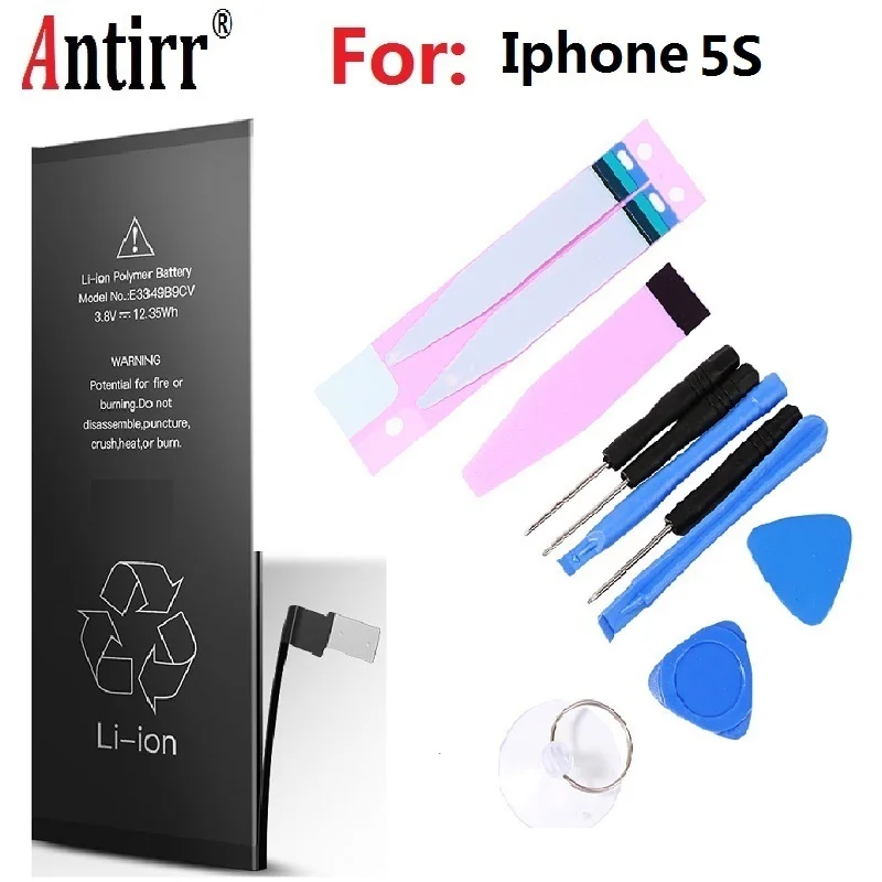 3 7 V 1560mah Сменный аккумулятор для Apple iphone 5S|Цифровые аккумуляторы| |