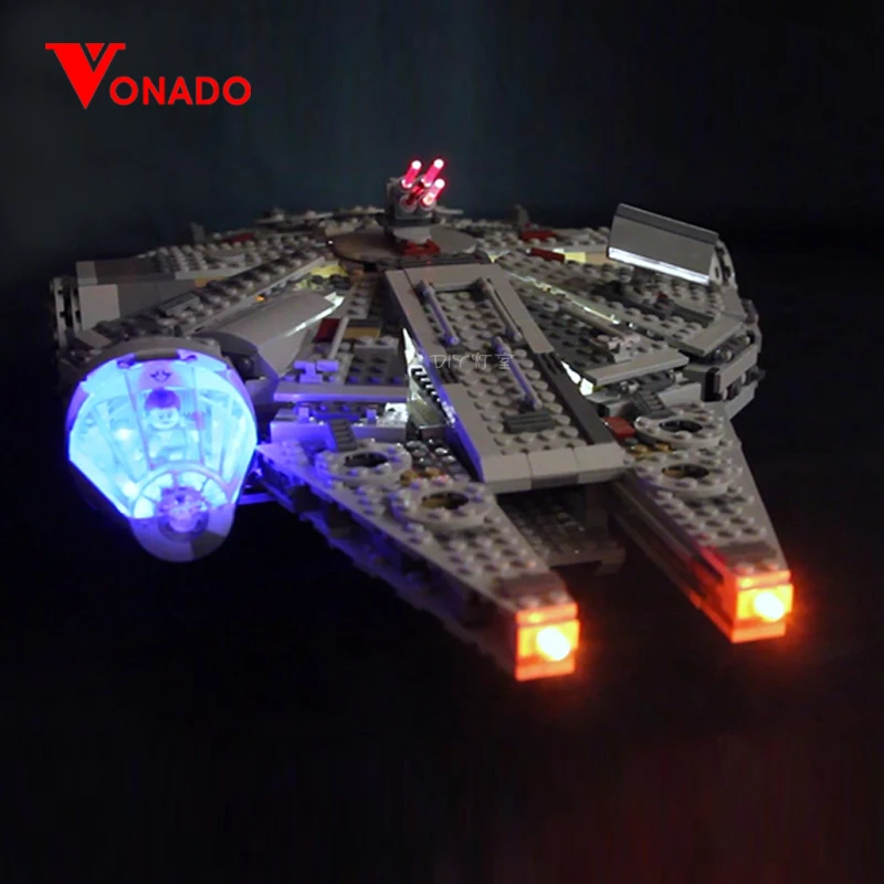 Светильник ка для конструктора Lego Звездные войны Пробуждение силы Сокол
