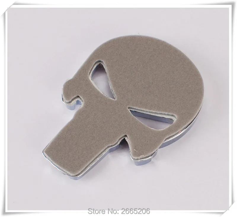 Хо стайлинга автомобилей Металл Каратель эмблема череп значок для Porsche cayenne macan