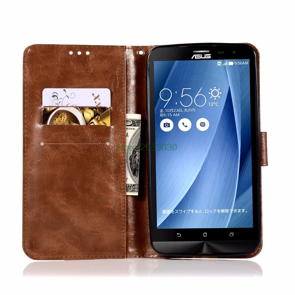 Флип-чехол для Asus Z011D Zenfone 2 Laser Zenfone2 ZE600KL ZE601KL ZE 600 601 600KL 601KL KL ZE600 ZE601 кожаный чехол