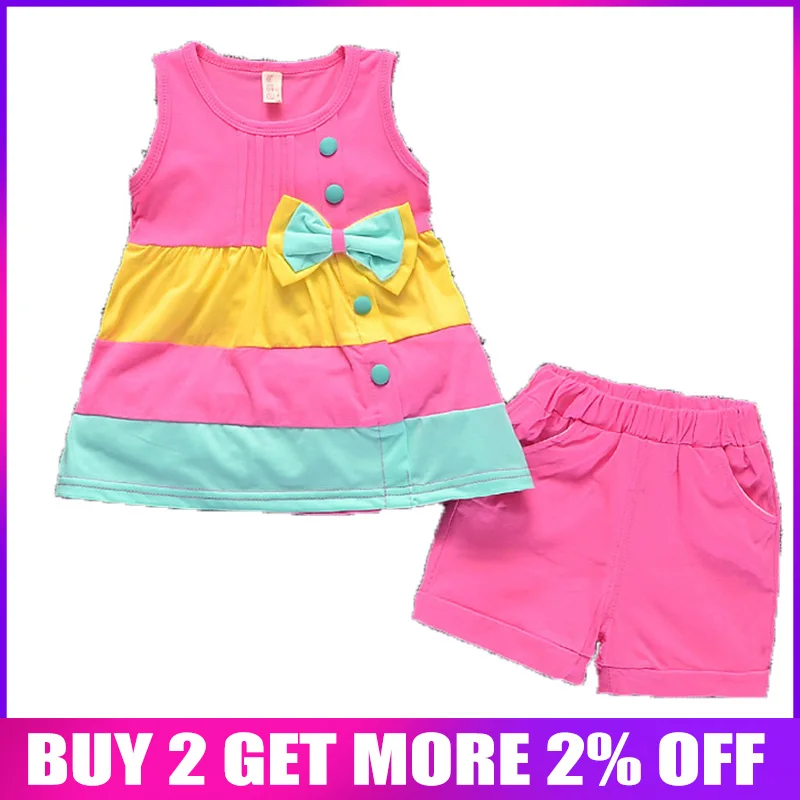 Комплект летней одежды для новорожденных девочек пальто малышей + короткие штаны