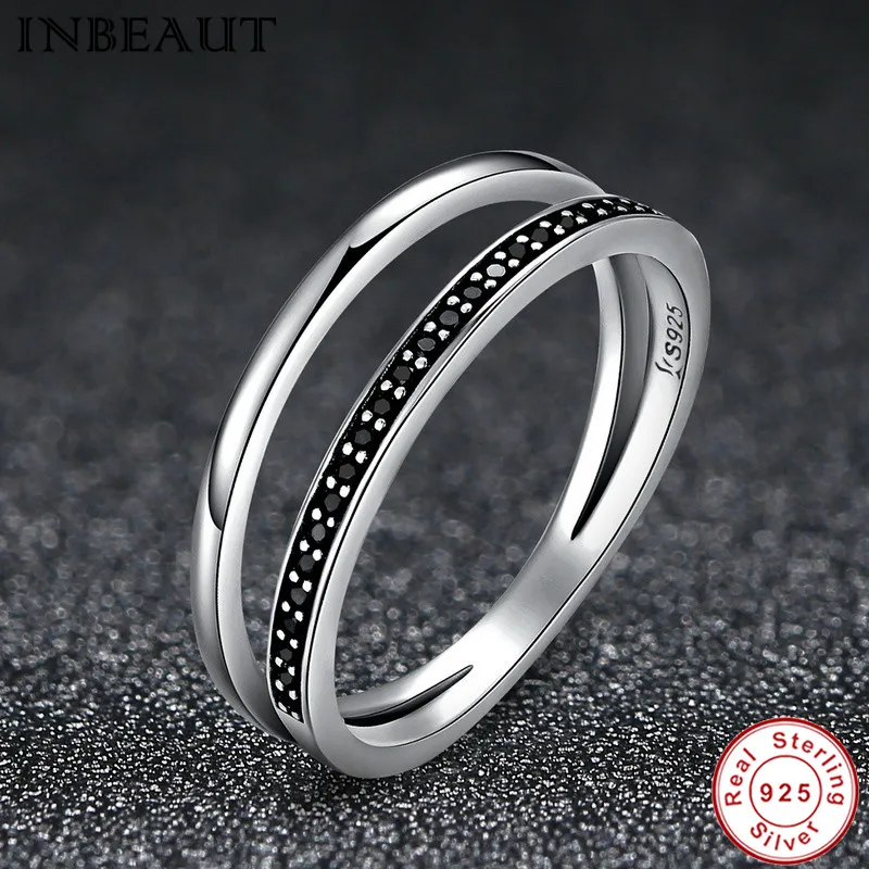 Женское Винтажное кольцо с фианитом из серебра 925 пробы|925 sterling silver|wedding ringszircon ring |