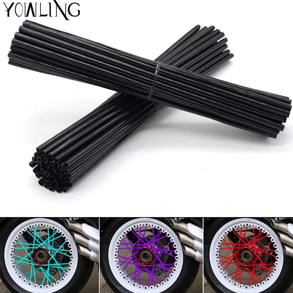 36 шт. обода колеса мотоцикла Говорил скины обложки Обёрточная бумага Декор труб