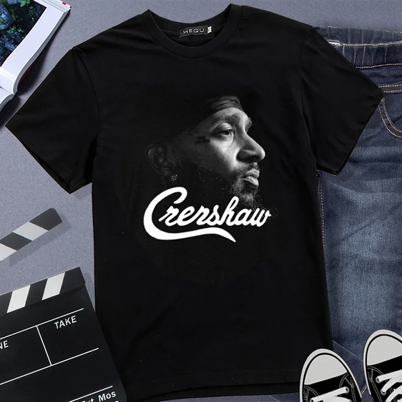 Футболки memento Nipsey Hussle, летние крутые Топы с коротким рукавом, футболки в стиле хип-хоп, повседневные свободные черные хлопковые футболки