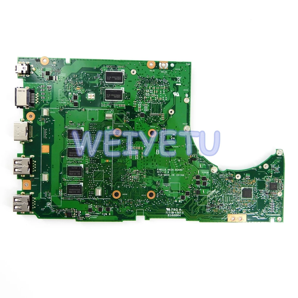 Материнская плата K401LB GT940M/2G / I3 5010CPU DDR3L 4 Гб RAM для ASUS K401L K401 материнская ноутбука