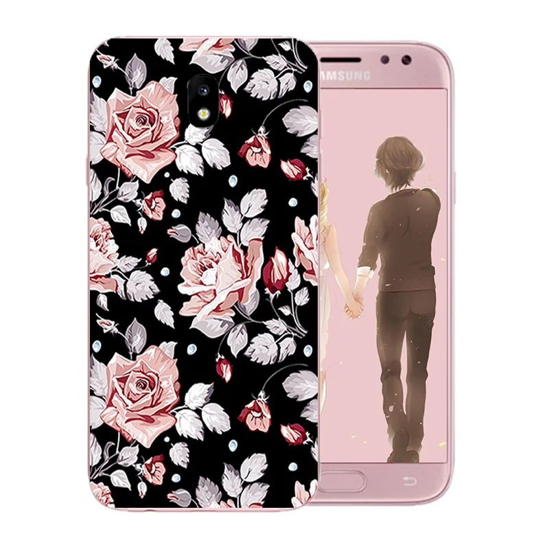 For Galaxy J7 2017 Phone Case Soft TPU High Quality Horse Pattern Capa for EU J730 730 J730F/DS J730FM/DS SM-J730FM Funda |