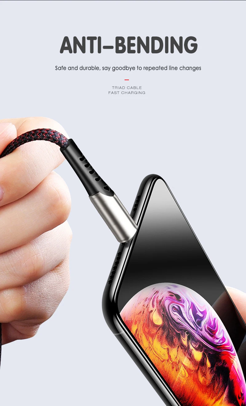 Micro USB 2.4A кабель для быстрой зарядки type C кабель для samsung Galaxy S10 9 Note 10 9 Xiaomi Redmi K20 pro cc9 кабели для мобильных телефонов