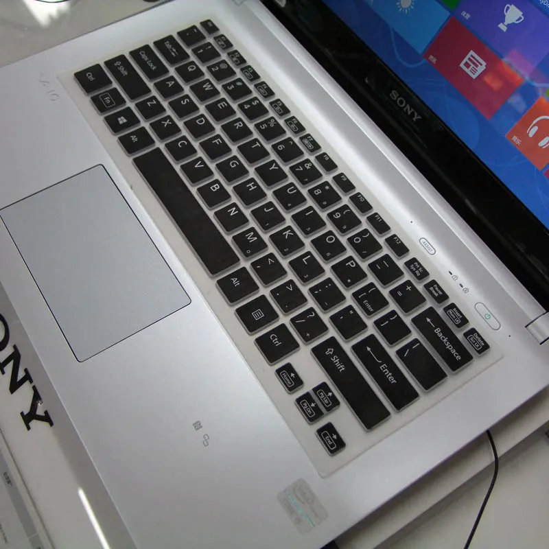 Силиконовый защитный чехол для клавиатуры Sony VAIO SVF14A FIT 14E SVF14218SC 14217SC 14215SC SVF14N SVF13N Fit