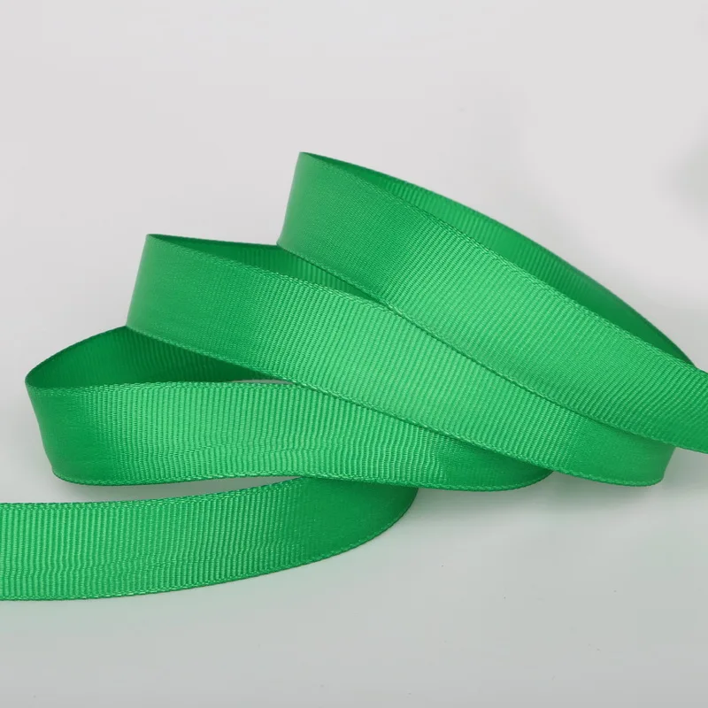Green 5 ярдов/партия, 7 мм, 10 мм, 15 мм, 20 мм, 25 мм, 38 мм, корсажная лента для свадебной вечеринки, Рождественская лента, подарочная упаковка, сделай сам, бант, ремесло - Цвет: Green