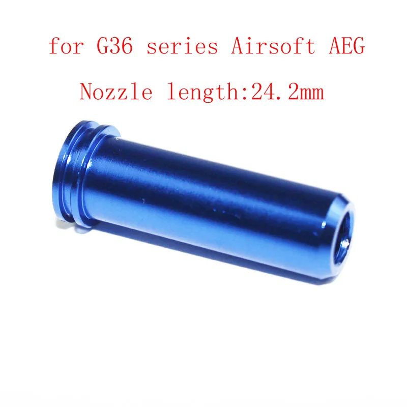 G36 SHS CNC алюминиевый воздушный уплотнитель сопла для M4 MP5 AK G36 серии Airsoft AEG - Цвет: G36